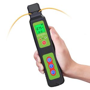 Green A-40A Live Fiber Optic identifier All-in-one Built in LED Light OFI Single Mode/Multi Mode Fiber Optic Cable identifier Detector FTTH Tool