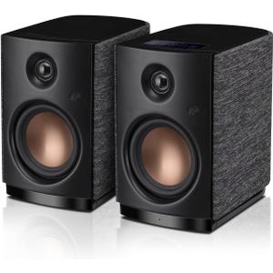 HiVi-Swans OS-10 HiFi Stereo Speakers, Bluetooth 5.0 Active Computer Bookshelf Speakers - 4'' Dynamic Woofer, Powered Desk Speakers 62w RMS with Touch Control for PC/Phone/TV/Monitor (Pair)