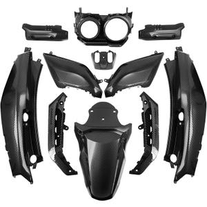 Mokuo Carbon Color Fairing Kit Compatible with Yamaha Zuma 2022 2023 2024 125cc Tank Motorcyle accessories in ABS Marerial