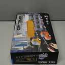 RC Semi Truck Toy for Kids - 1:32 Remote Control Carrier Van Transport Car, 17.3" Freight Container Truck with 2 Batteries, Semi Truck and Trailer with Lights, Great Gift for Boys Girls Age 3-8