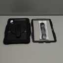 SEYMAC stock Case for iPad (A16) 11th/10th Generation 11''/10.9'' 2025/2022, Full-Body Drop Protection Case with Screen Protector &360 Rotate Hand Strap/Stand, Black