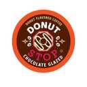 Donut Stop Flavored Coffee Pods, Compatible with 2.0 K-Cup Brewers, Chocolate Glazed Flavor, 40 Count (EXP 11/30/27)