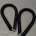 Pair of 90 lbs Heavy Duty Garage Door Extension Springs Stretch Spring,High Precision Electrophoresis Black Coated for Corrosion Resistance,MIN 18000 Cycles for 7ft Garage Door Springs Replacement