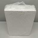 Wenqik 4 Pcs Cardboard Ring Holder with Velvet Lining, 100 Slot Inserts Stackable Ring Display Tray,13.8 x 9.4 x 1.2 inch (White)