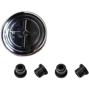 82mm Roundel Emblem Kit - Tool-Free Installation for German Luxury Vehicles, Exact Fit Hood and Trunk Badge Upgrade for X Models & 3/5/7 Series (2000-2025) (1, Carbon Fiber Black White)