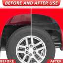 Upgraded Wheel Well Liner Compatible with 2019-2024 Chevrolet Silverado 1500 New Body Style Truck Rear Wheel Guards Mud Flaps Accessories (Excludes ZR2, LT & Custom Trail Boss)