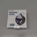 EBODA Bluetooth Shower Speaker, Portable Bluetooth Speakers, IP67 Waterproof Wireless Speaker with LED Light, 2000mAh, True Wireless Stereo, for Men and Women, Unique Music Gifts (Crystal)