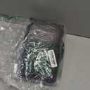 Bonuci 2 Pcs Women Maternity Pantyhose Winter Fleece Lined Tights High Waist Maternity Stretchy Pregnancy Warm Tights (Translucent Black and Gray Footed)