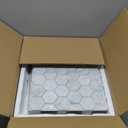 Carrara White Marble Mosaic Tile, Polished, Carrara White Marble Mosaic for Kitchen Bathroom Wall Floor Backsplash Shower, 5 Sheets, 2 Inch Hexagon