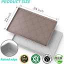 SIKADEER Silicone Under Sink Mats for Kitchen Waterproof 34" x 22", Thick Raised Edge Cabinet Protector Shelf Liner, Bathroom Organizers and Storage Boot Tray Pet Mat