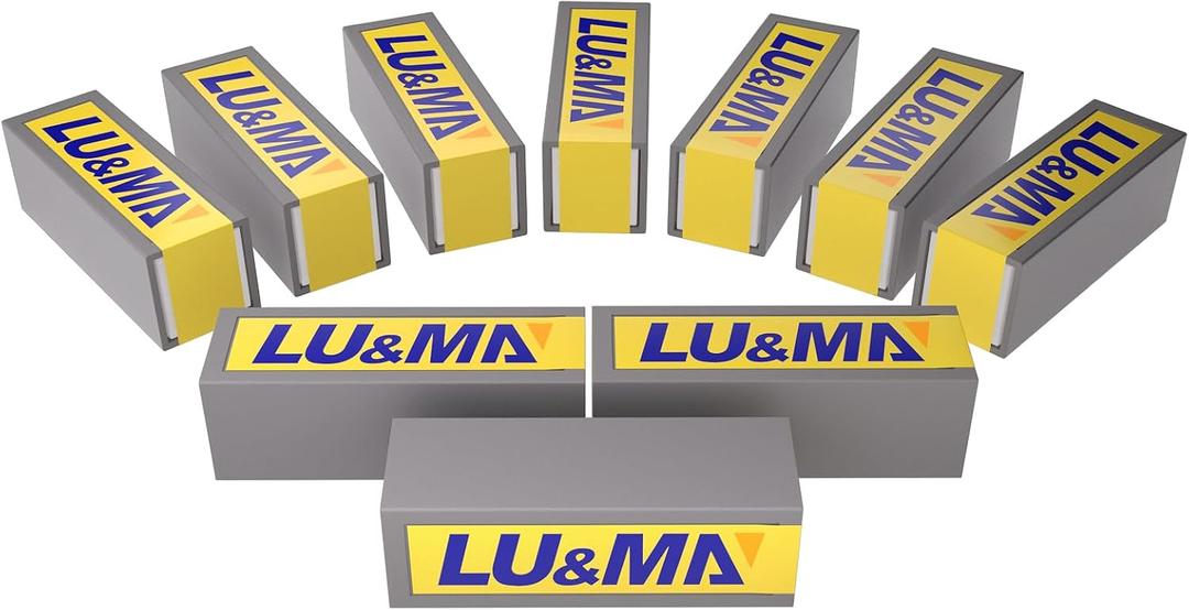 Paint Scraper Carbide Blades Double-Edged Reversible Replacement Blade (2.38"(60mm), 10packs) By LU&MN
