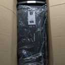 simplehuman 40 Liter / 10.6 Gallon Slim Kitchen Step Trash Can With Secure Slide Lock, Black Plastic