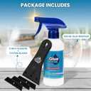 Glue Gone 10 oz Adhesive Remover - Versatile, Gentle Solution for Stubborn Residue Like Wax, Grease, Gum, Labels, Decals, and More - Works on Wood, Plastic, Glass, Metal, and Other Surfaces