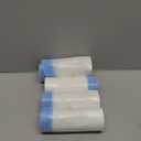 80 Count Cat Litter Bags, Self Cleaning Litter Box Liners, 18.2 x 18.2 inches Replacement Drawstring Bags Fit for Automatic Robot Box (80 Counts/4 Rolls