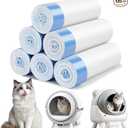 120 Count Cat Litter Box Liners for Fumoi and Fsitego Self Cleaning Litter Box, Extra Thick Heavy Duty Cat Litter Bags Replacement, 34 Gallons of Capacity