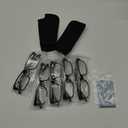 NORPERWIS Reading Glasses 5 Pairs Quality Readers Spring Hinge Glasses for Reading for Men and Women (5 Pack Black, 1.50)