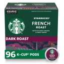 Starbucks Dark Roast K-Cup Pods Variety Pack- 96 Ct, BB Date 02/11/2026