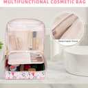 BAGAIL 8 Set Packing Cubes Luggage Packing Organizers for Travel Accessories-Pink Flamingo