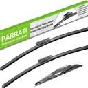 PARRATI Windshield Wipers for Ford Escape 2008-2012,20"+20" Front and 12" Rear,OEM Replacement Wiper Blades,Quiet & Streak-Free(Set of 3)