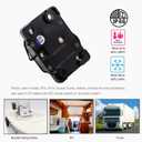 E69 20A Amp Manual Reset Circuit Breaker 12V-32V DC for Boat RV Motor Solar System Waterproof Switchable | UL Certified