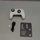 FUNLAB Switch Pro Controller Wireless Compatible with Nintendo Switch2/OLED/Lite, Firefly Bluetooth Remote Gamepad with Hall Effect Joysticks/RGB 7 LED Colors/Paddle/Turbo/Motion Control - White