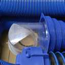 DUMPMAN RV Sewer Hose 15 FT, Sewer Hose for RV Camper RV, Sewer Hose Kit with Swivel Fitting - Includes 90 Degree Clear View Sewer Adapter, and 2 Storage Caps