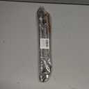 2 Pcs Walnut Wooden Kitchen Tongs with Wooden Tips, Kitchen Tongs Salad Tongs for Cooking-Stainless Steel Handle-Nonstick Cooking Tongs,Wooden Tongs Kitchen for Salad, Serving Food, Grilling