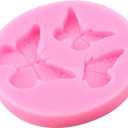 3 x YIHUOMOLDS Butterfly Fondant Silicone Molds For Cake Decorating Cupcake Topper Chocolate Candy Gum Paste Polymer Clay