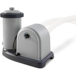 INTEX C1500 Krystal Clear Cartridge Filter Pump for Above Ground Pools: 1500 GPH Pump Flow Rate  Improved Circulation and Filtration  Easy Installation  Improved Water Clarity  Easy-to-Clean (1,500 Gallons Per Hour)