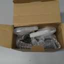 Worldgsb 2 Pack Glass Spray Bottles with Silicone Sleeve, 16 oz Empty Refillable Containers with Adjustable Spray Nozzles, Spray Bottles for Hair, Cleaning Solutions and Plants Blue&Grey