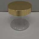 Patelai 4 Pieces Round Wide-mouth Leak Proof Plastic Container Jars with Lids for Travel Storage Makeup Beauty Products Face Creams Oils Salves Ointments DIY Making(8 Ounce,Gold)