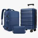 3 Piece Luggage Set 20 Inch Carry On Suitcase with Spinner Wheels, PC Hard Shell TSA Lock, Expandable & Fully Lined Interior, Airline Approved
