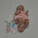 Realistic Reborn Baby Dolls Girl- 20 Inch Lifelike Newborn Dolls with Red Hair and Open Eyes, Weighted Cloth Body Real Life Baby Doll with Accessories and Gift Box for Kids 3+