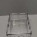 Plastic Drawers Storage, 6 Pack Clear Stackable Storage Drawers, Acrylic Storage Bins with Drawers for Fridge Organizers, Small PlasticDrawers Stackable for Makeup Organizers Cosmetic Display