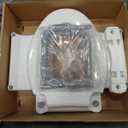 Bemis Rise 4.5" Raised Toilet Seat with Support Handles, Hinges Never Loosen, Fits Round and Elongated