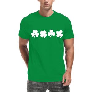 St Patricks Day Shirt Men Saint Patricks Day Shirts Funny Irish Tee Tops (X-Large, Green3)