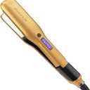 MOEHAIR Professional Titanium Ionic Flat Iron Hair Straightener for Straightening, Waving, Curling, & Flip | 1.5" Ceramic Floating Plates | Adjustable Temperature | Auto Shut Off | for All Hair Types