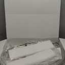 3.4Gal Dog Water Fountain for Large Dogs, 13L Stainless Steel Large Pet Fountain with Deeper & Wider Drinking Area, Automatic Dog Water Bowl Dispenser with Water Window & LED, Super Quiet (Silver)