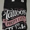 Tattoos Pretty Eyes And Thick Thighs T-Shirt 5XL