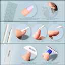 FANDAMEI Press on Nails, 24 Colors 576PCS Press on Nails Short Square Matte Glossy. Glitter Nails Short Round. Natural Fit Lightweight Fake Nails Natural for Nail Art