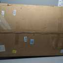 Washer Dryer Countertop with Shelf 54" W x 27.5" L Laundry countertop for Washer and Dryer with Edge Rails, Oak