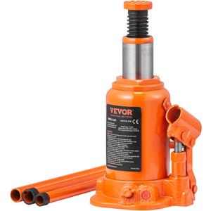 VEVOR Hydraulic Bottle Jack, 12 Ton/24000 lbs All Welded Car Hydraulic Jack, Features 7.5-14 in Lifting Range & 3-Section Long Handle, for Pickup Truck, Truck, RV, Auto Repair Industrial Engineering