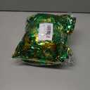 2 x 20/40/60/80 FT St Patricks Day Garland Decor Gold Green Shamrock Hat Tinsel Garland, Shiny Metallic Streamer Twist Garland Hanging St Patricks Day Decorations for Home Indoor Outdoor Party Supplies