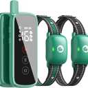Dog Shock Collar Featuring A Touch Screen, E-Collar with Security Lock and 3 Training Modes, Rechargeable, Waterproof Dog Training Collar for Large Medium Small Dogs, for All Breeds, Size
