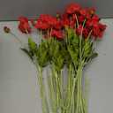ATFL Red Poppy Flowers Artificia Fake Faux Silk Poppies Bulk with Stems
red poppies, 12-pack 23.5", realistic artificial silk poppy flowers, silk stems perfect for memorial day home wedding decor