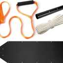 Deer Drag Sled, Tear-Resistant, Deer Drag Rope with Handle, Heavy Duty Portable roll up Deer Game Hauler Sled, Hunting Accessories, Perfect for Your Next Hunting Adventure