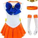 Sinkawa Jackets Anime Outfits Moon Cosplay Costume For Women Girls S(Kids)