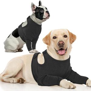 Nanaki Surgery Dog Recovery Suits for Front Legs, Dog Leg Sleeve to Stop Licking, Doggy AntiLick Wounds Pants, Pet Wound Cover Protective Sleeves Arm Protector for Injuries & Joint Pain XL