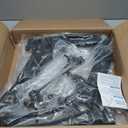 8 pcs Front Lower Control Arm with Ball Joint Assembly+Sway Stabilizer Bar End Link+Outer Inner Tie Rod End Suspension Kit for Dodge Caliber 2009-2012, for Jeep Compass Patriot 2007-2017