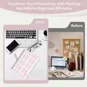 2 x 2026 Planner, Weekly and Monthly Calendar Planning Book, Jan 2026 - Dec 2026, Academic Agenda Book, Desk Accessories for Home, Office and School Supplies - A5 (6.3'' x 8.5'') (Pastel Plaid)